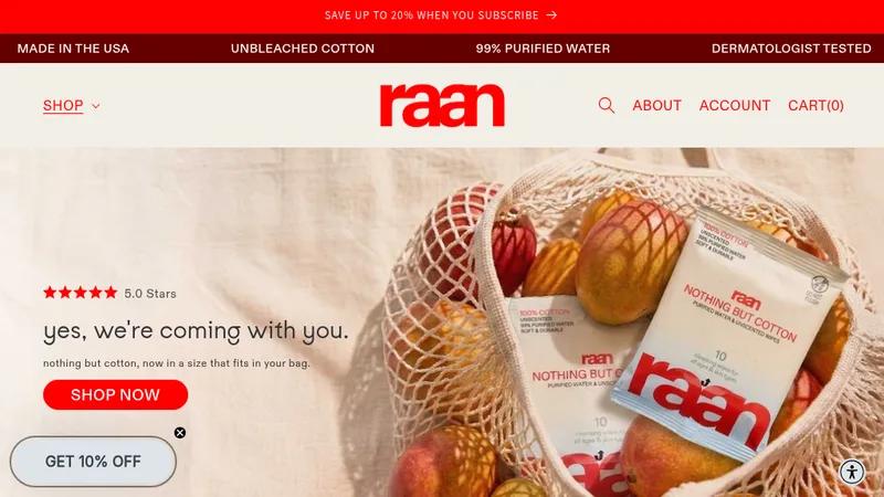 Raan - CRO + Full Build