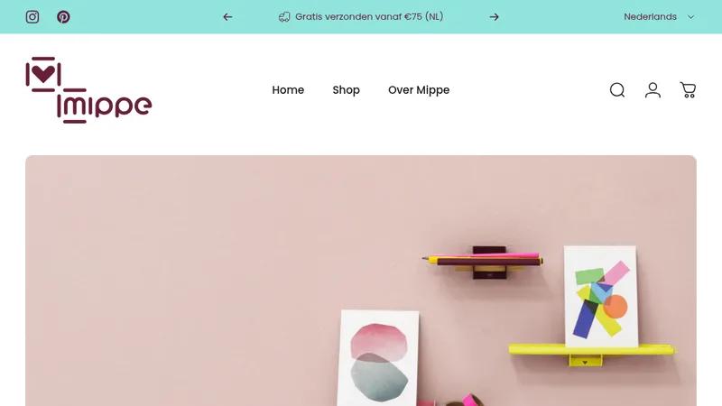 Restyling branding en Shopify webshop voor Mippe design