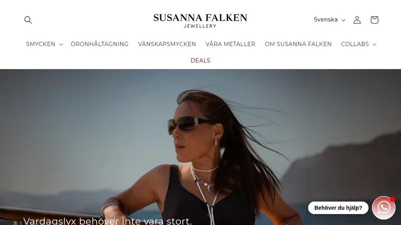 Susanna Falken - Complete Shopify store solution for Jewellery Sales