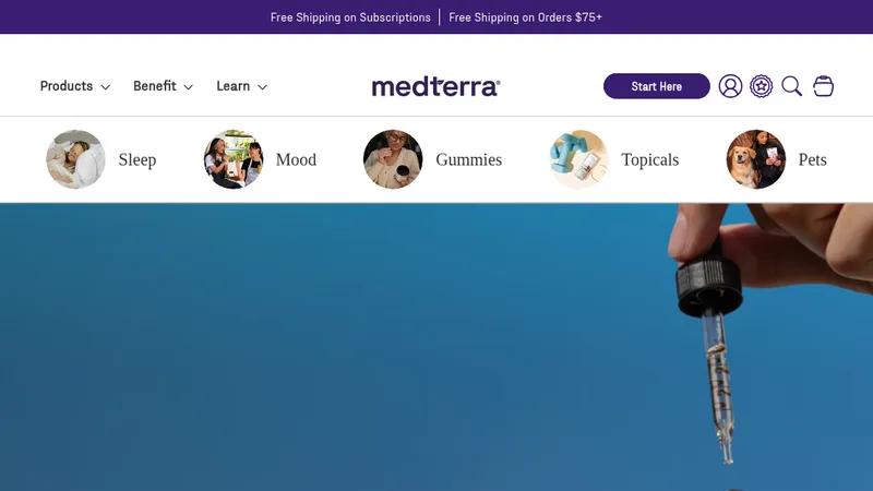 Medterra CBD - UI/UX + Conversion Rate Optimization