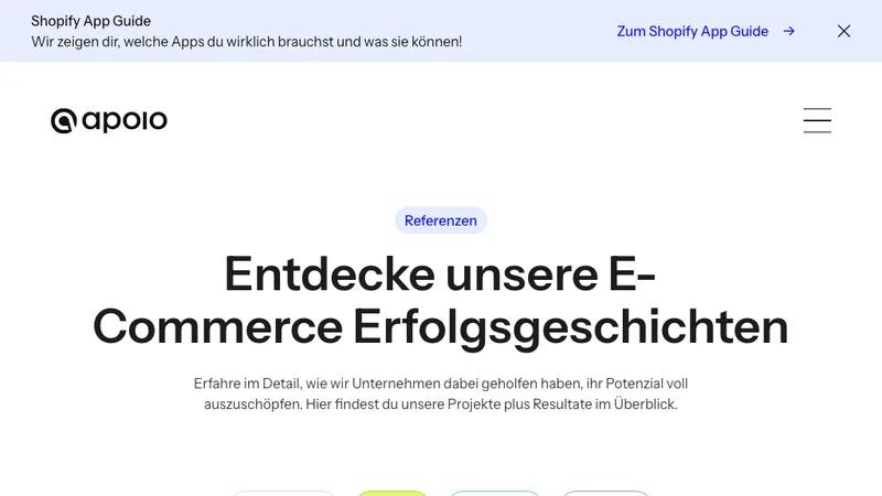 Check our Shopify case studies & portfolio