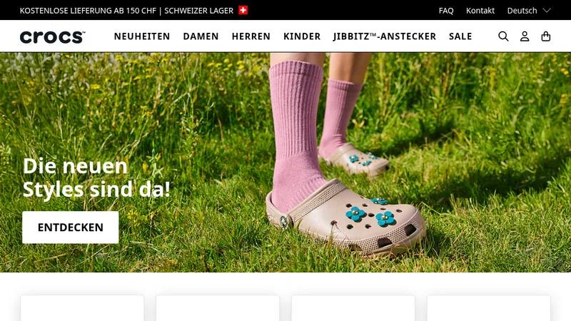 Entwicklung Onlineshop für internationale Marke CROCS | CH-Store
