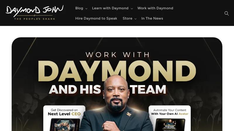 DaymondJohn.com – Personal Brand & eCommerce Hub