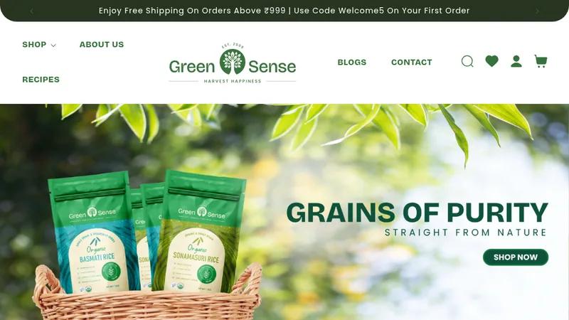 Greensense - Organic Food