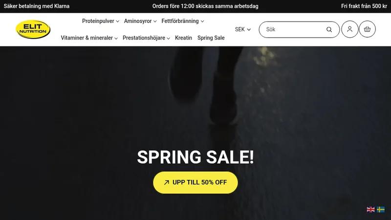 ELIT NUTRITION (Migration to Shopify & Redesign)