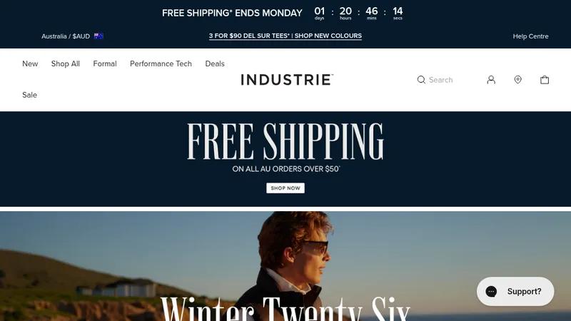 Industrie Clothing Site Optimisation