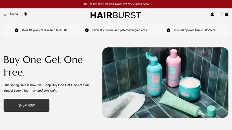 High-Converting Shopify Plus Beauty Store – Hairburst