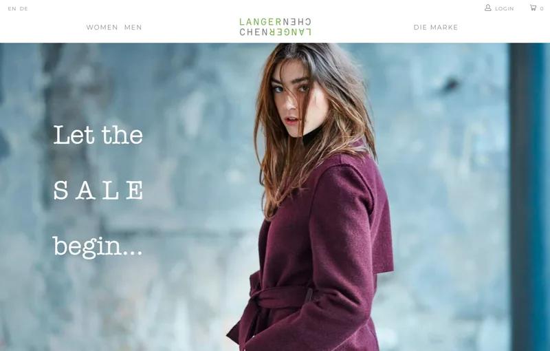 Relaunch online store for organic fashion label