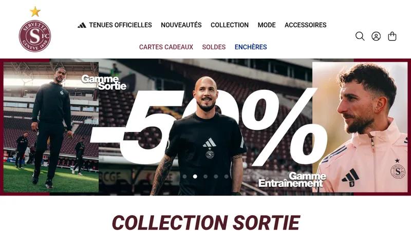 Entwicklung Onlineshop für den Super League Fussballclub SERVETTE FC