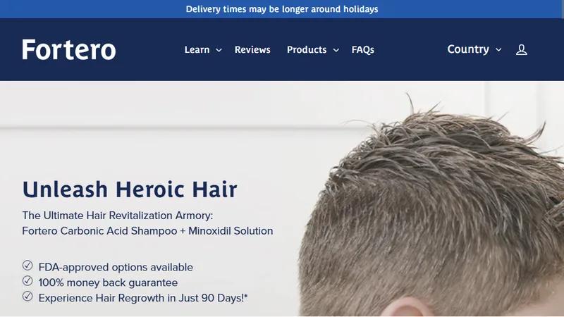 Haircare brand with shopify plus : Fortero