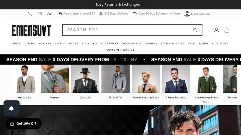 Emensuits - Men's Clothing Brand