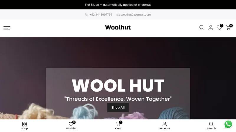 WoolHut - E-commerce Store for Premium Apparel