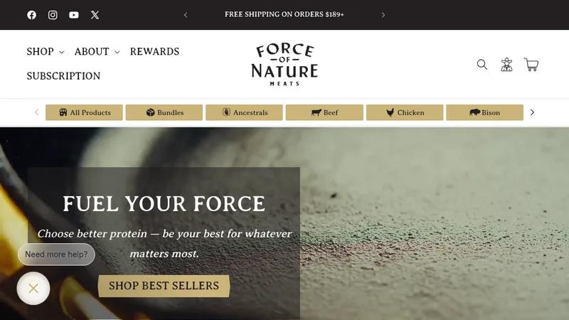 Force of Nature Meats