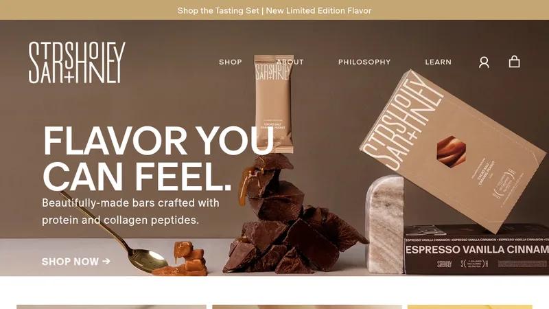 Beautifully-made bars crafted with protein and collagen peptides