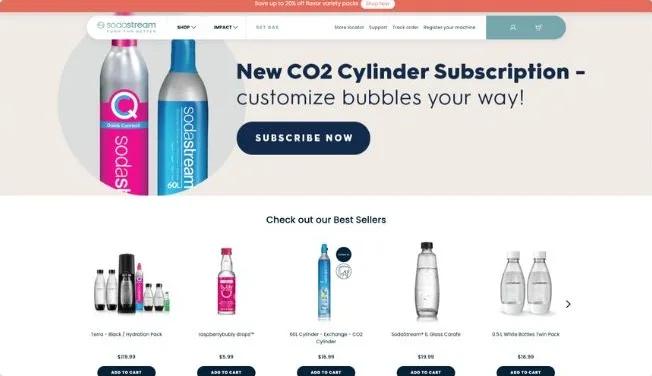 SodaStream: Powering Global DTC Success with Shopify Plus