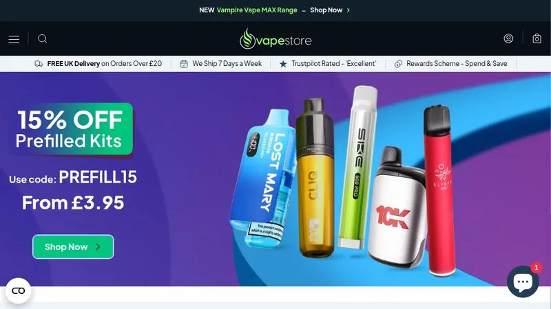 Vapestore - Magento to Shopify Migration