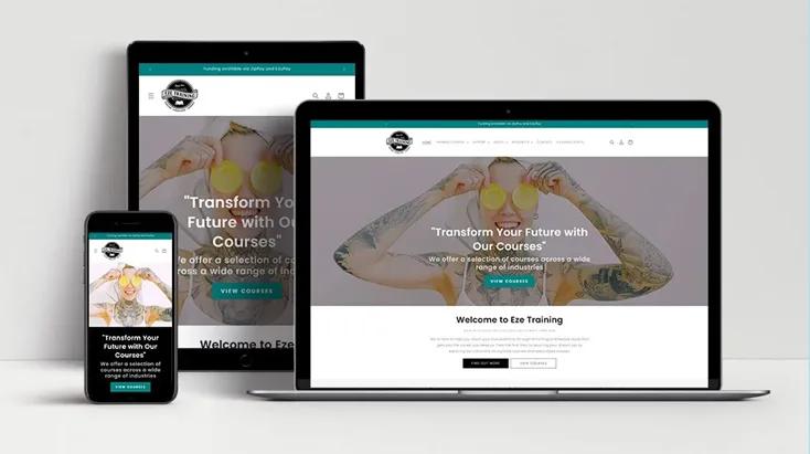 Eze Training, Courses, migration from WordPress