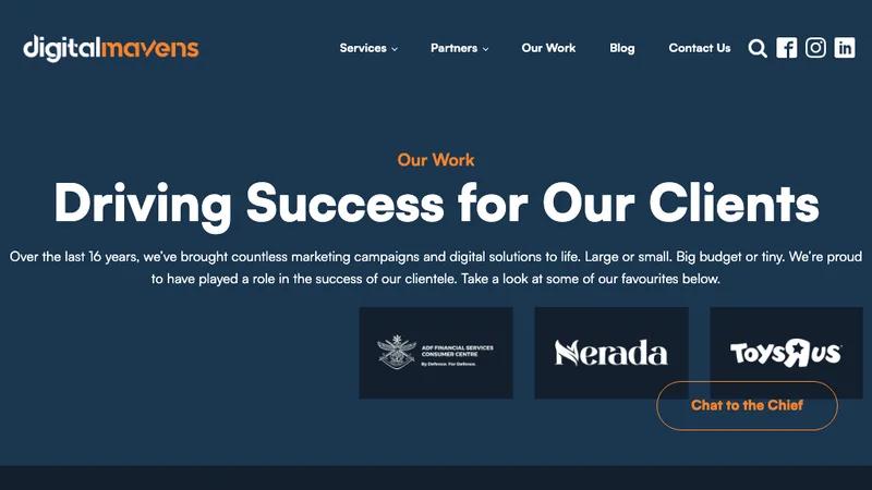 Digital Mavens recent projects