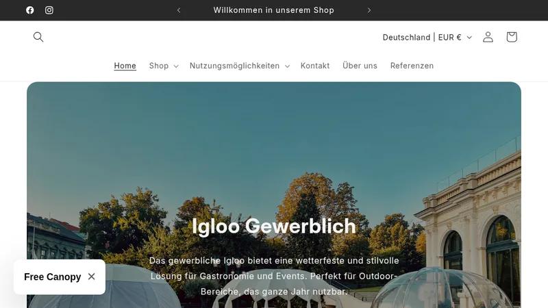 Astreea Igloo official distribuitor website for Germany and Austria