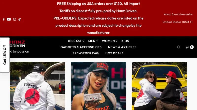 Shopify store