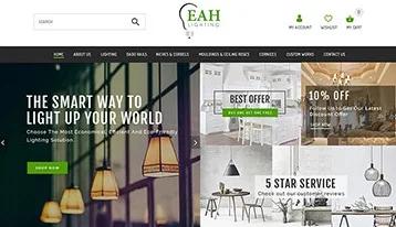Fully Custom Designed Store for Electrical Lighting Seller