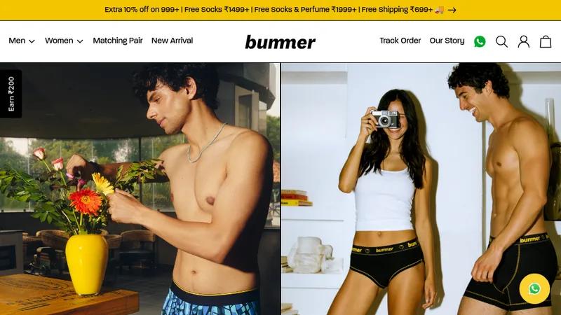 BUMMER®  - INNER WEAR And CLOTHING  [ Featured by Shopify ]