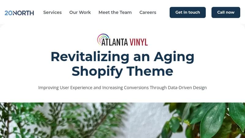 Theme Redesign for Atlanta Vinyl: Achieved +15% Conversion, 6× ROI