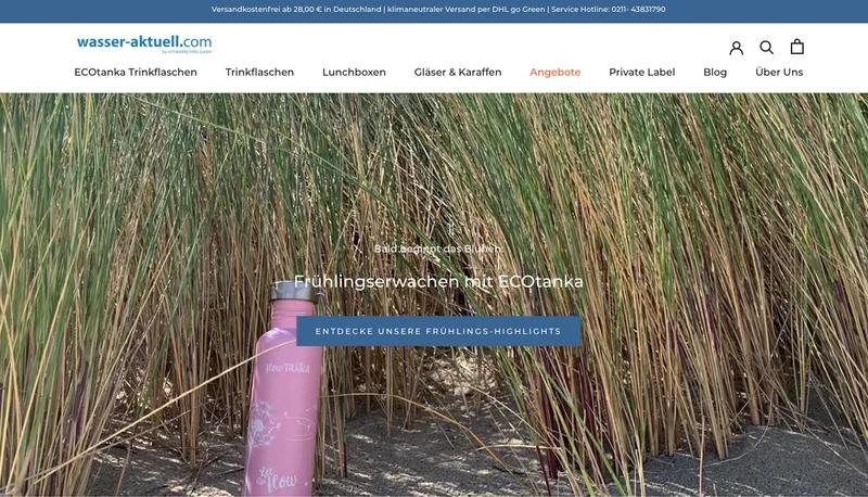 Migration des Wasser-Aktuell Shops von Shopware auf Shopify