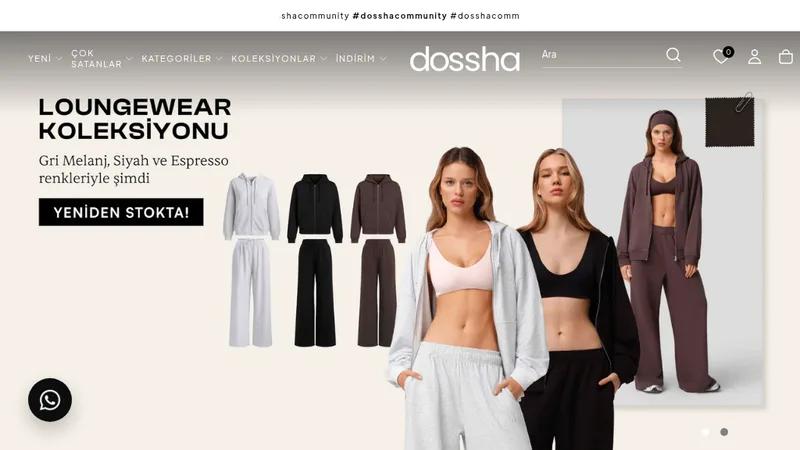 Dossha: Scalable Shopify Plus Experience for a Modern Activewear Brand