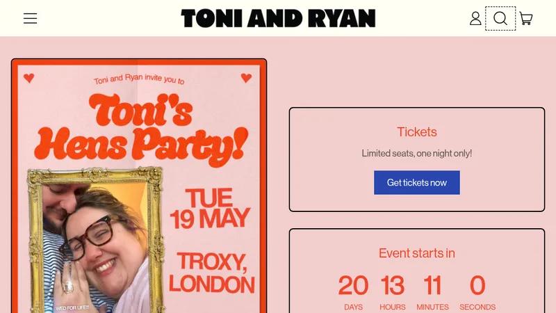 Toni + Ryan | Podcast and Merch