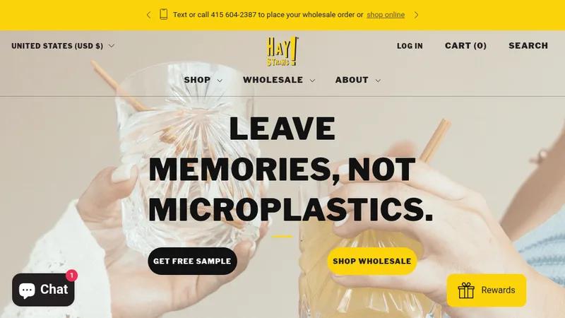 HAY! Straws Ecommerce Store