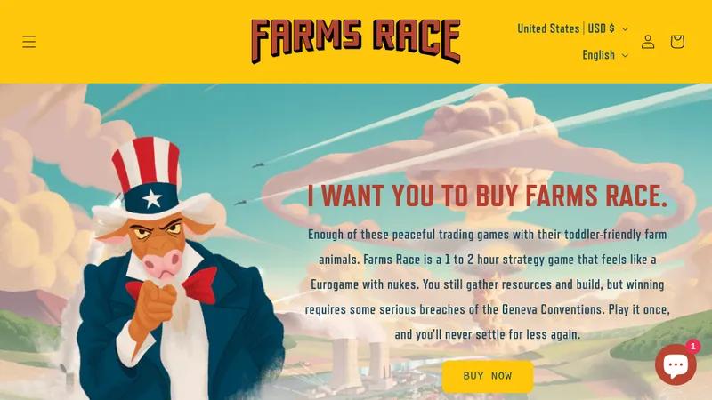 Farms Race - Board Game