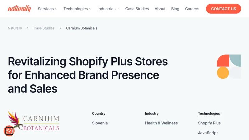 Carnium Botanicals: Optimized Multi-Market Expansion with Shopify Plus