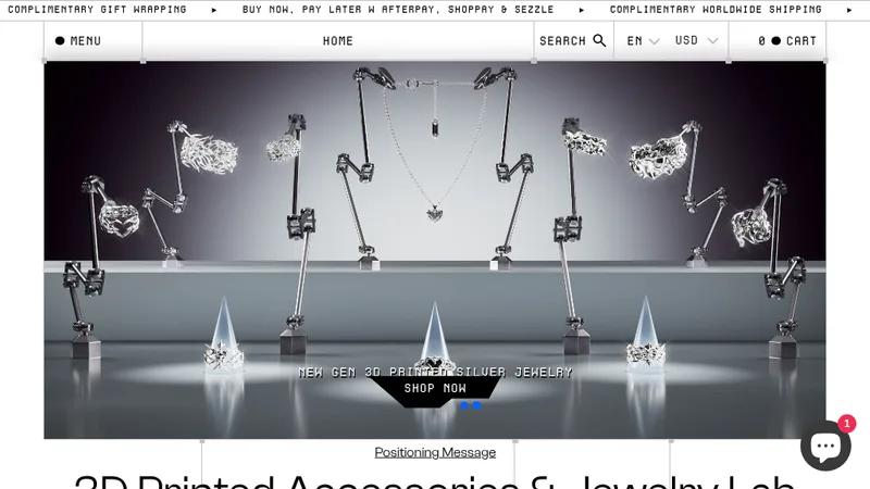 3D Printed Accessories & Jewelry Lab