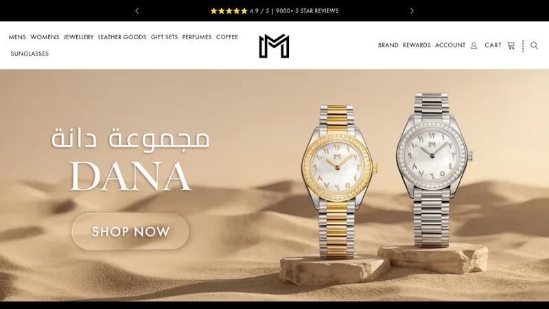 Shopify Store for Branded Watches, Jewelry, and Accessories