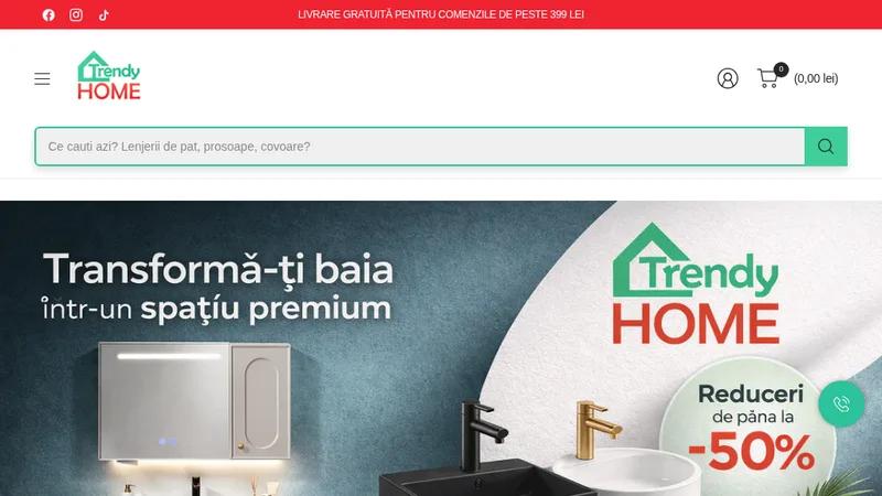 Trendyhome – Migrare WordPress → Shopify, 7.000 produse