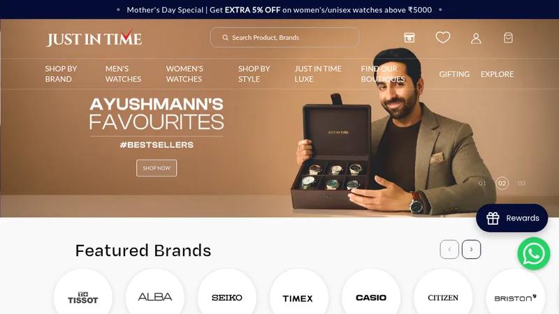 Just In Time Watches: Digital transformation and launch