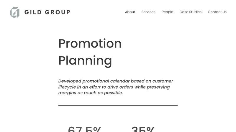 Promotion Planning