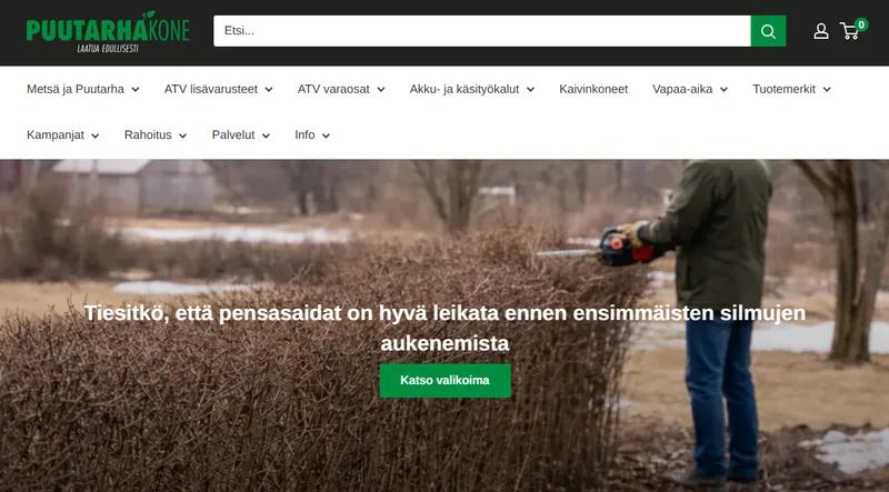 Puutarhakone ERP-integration