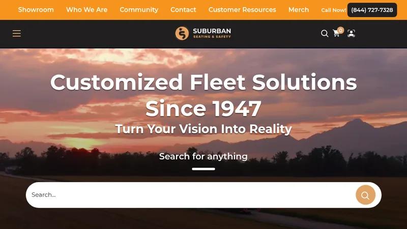 Suburbanseats - Shopify Website Development