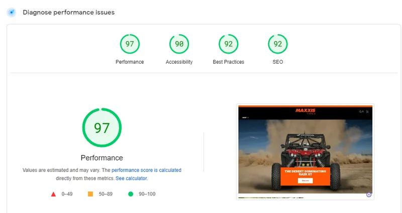 Speed Optimization