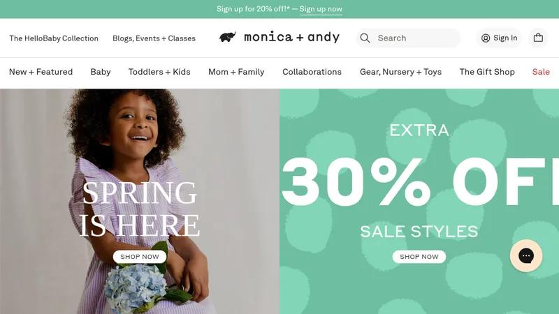 Cherishing Childhood: Monica + Andy's Shopify Store Creation