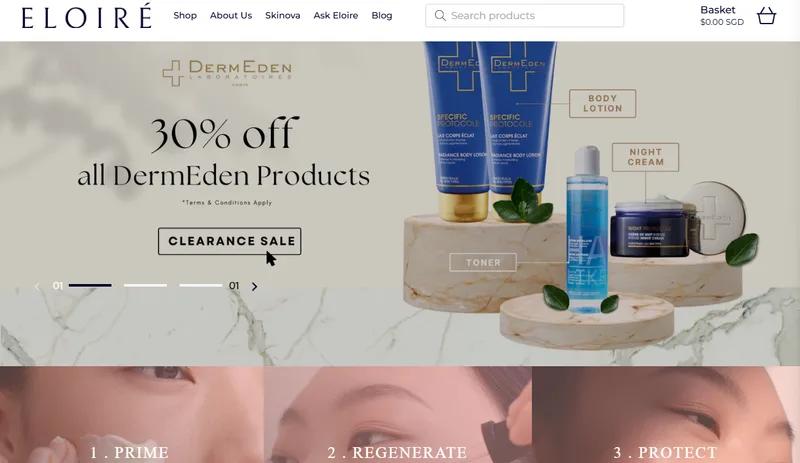Shopify Website Design and Development For Eloire