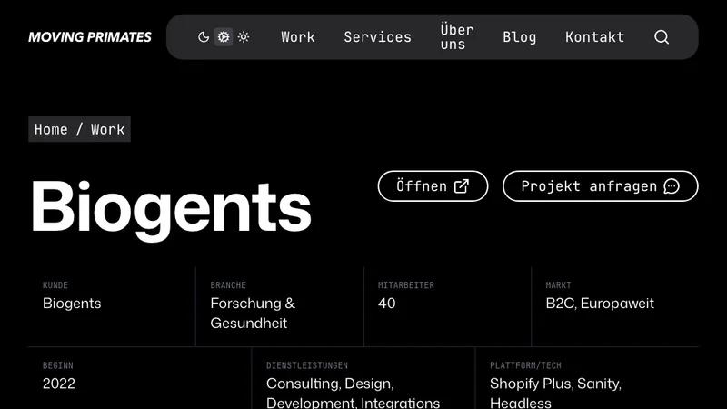 Biogents – Shopify Plus Headless