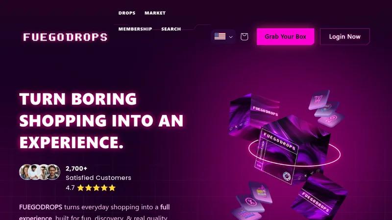 Shopify Store Development for FuegoDrops: Exclusive Deals & Gamified S