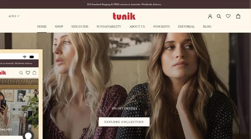 Tunik - Design, Branding, Functionality, UX
