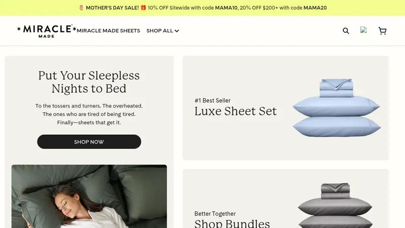 Miracle Brand E-commerce Website Development