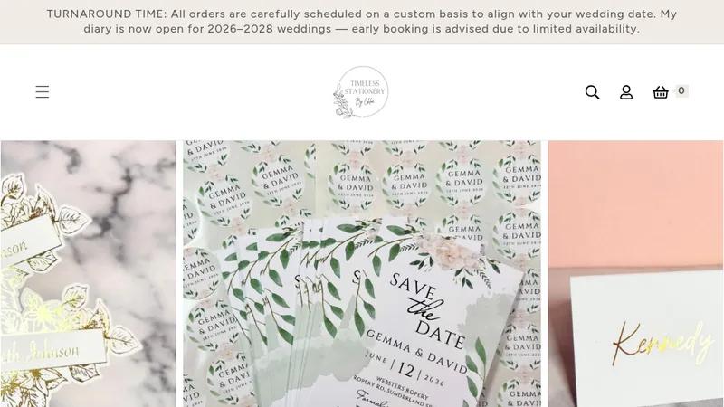 Timeless Stationery by Chloe