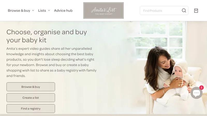 Anita's List - The Baby Expert