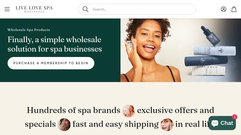 Shop Live Love Spa Wholesale
